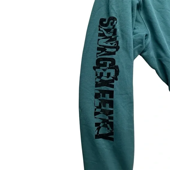 Savage X Fenty Hooded Jumpsuit Hunter Green Teal One Piece Cotton Size 3X - Picture 6 of 14